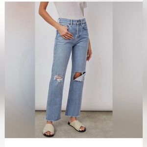 Rails topanga high rise rip jeans